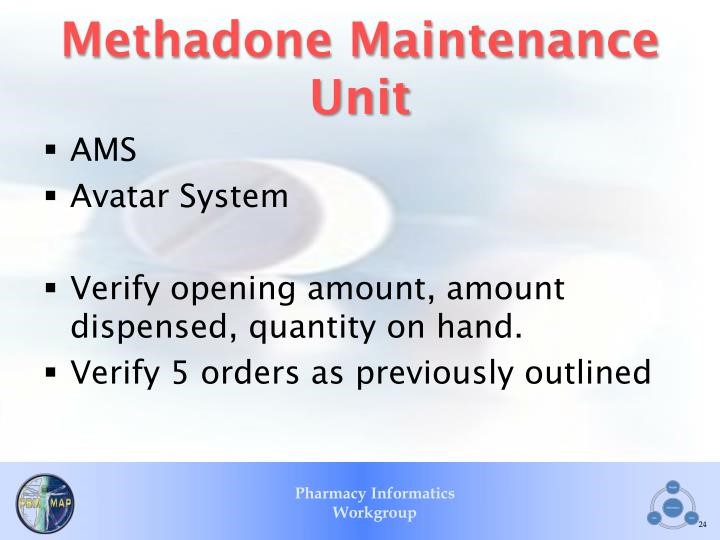 information on methadone Florida Ridge FL