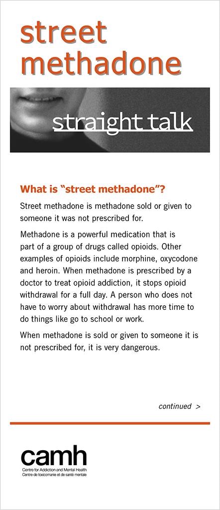 effect of methadone Yorkshire VA