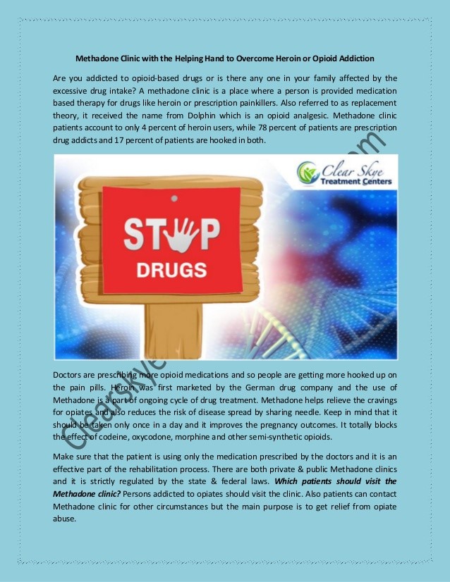 methadone metabolite The Pinery CO